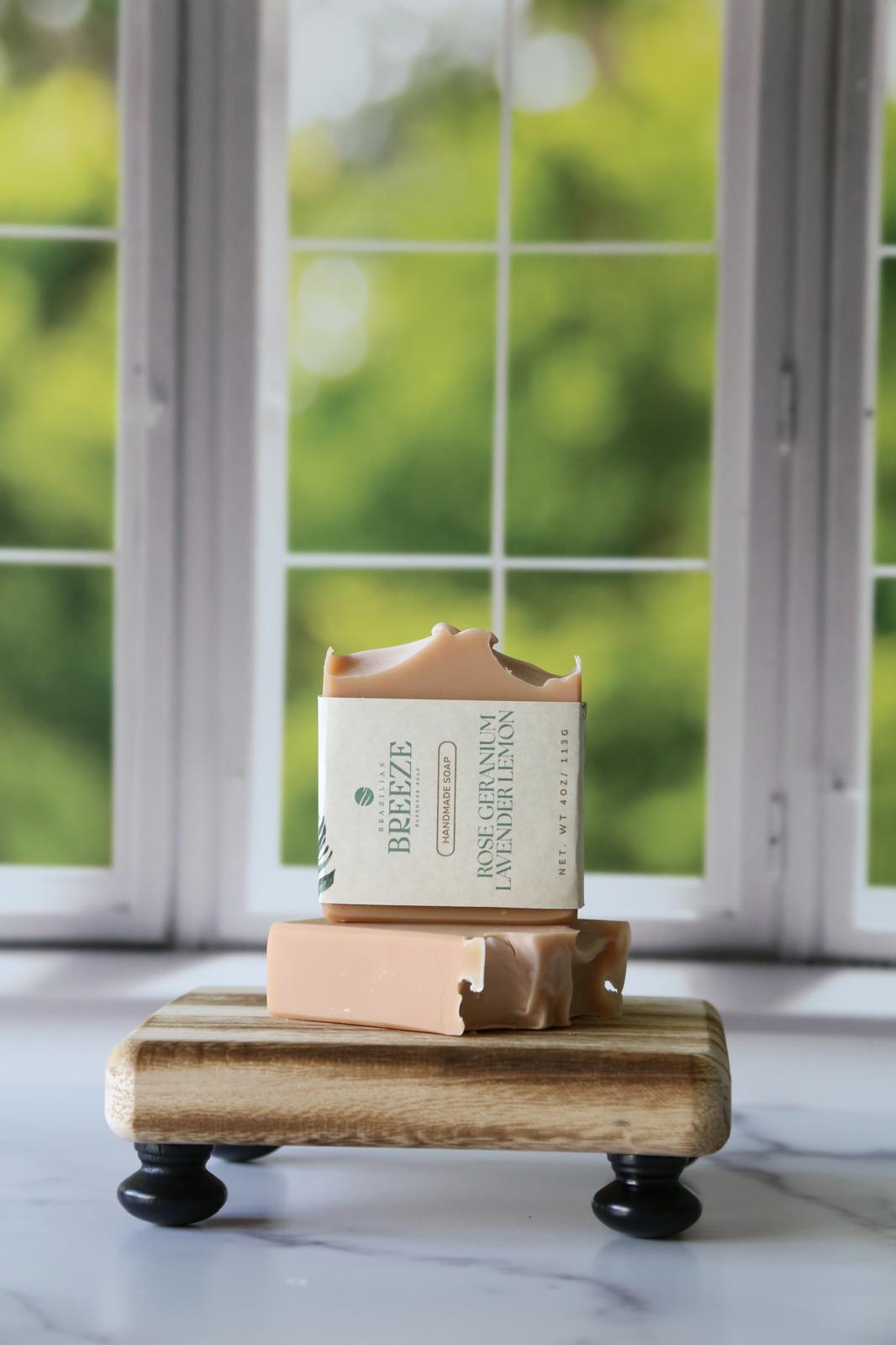 Rose Geranium Lavender Lemon – Artisan Soap