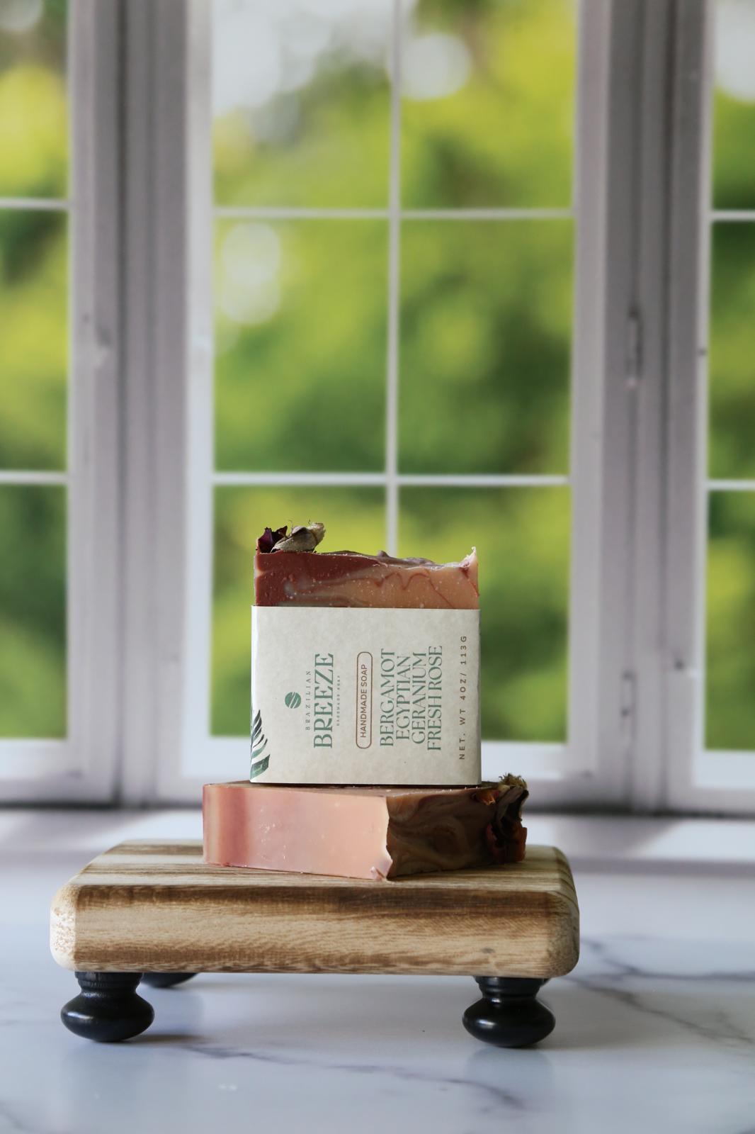 Bergamot Egyptian Geranium Fresh Rose – Artisan Soap